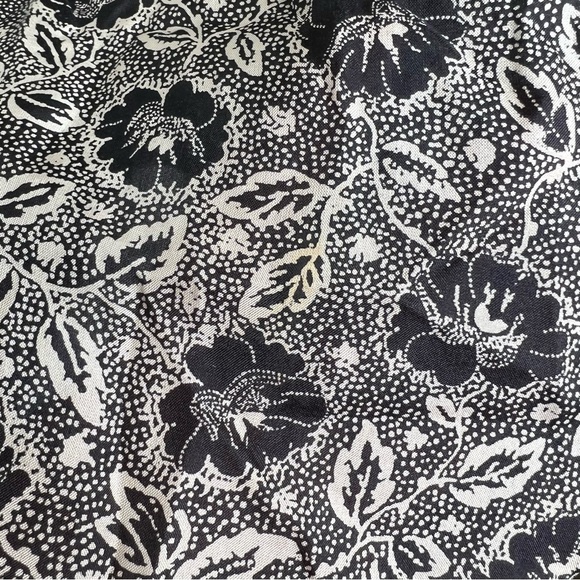 Express 100% Silk Tunic Mini Dress Kimono Sleeves Floral Size Small - Picture 10 of 10